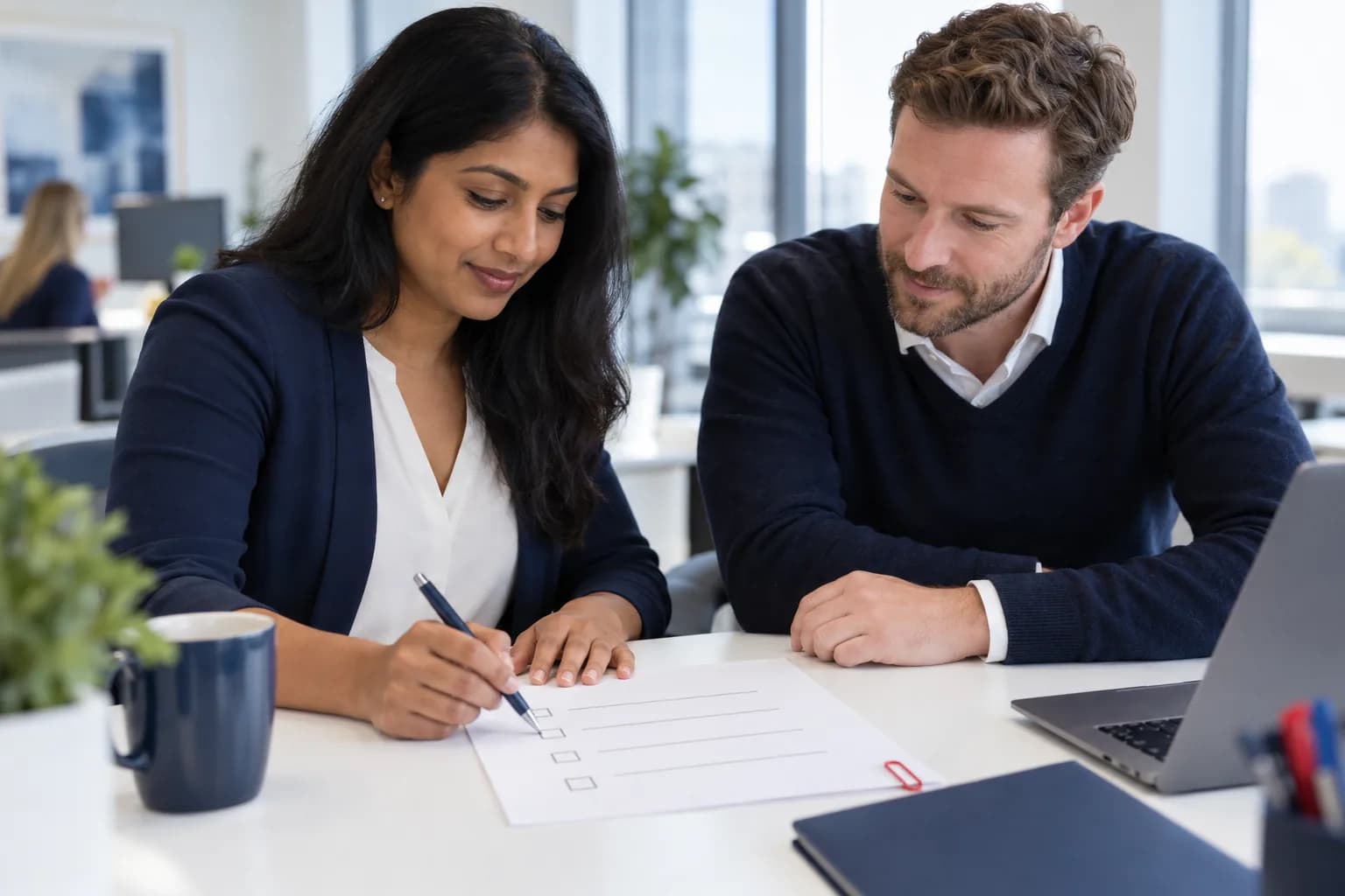 A surveys specialist at work